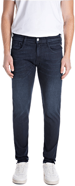 Replay Replay Anbass Power Stretch Blauw