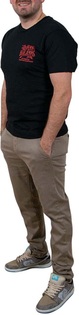 Replay Zeumar Slim-Fit Chino Beige