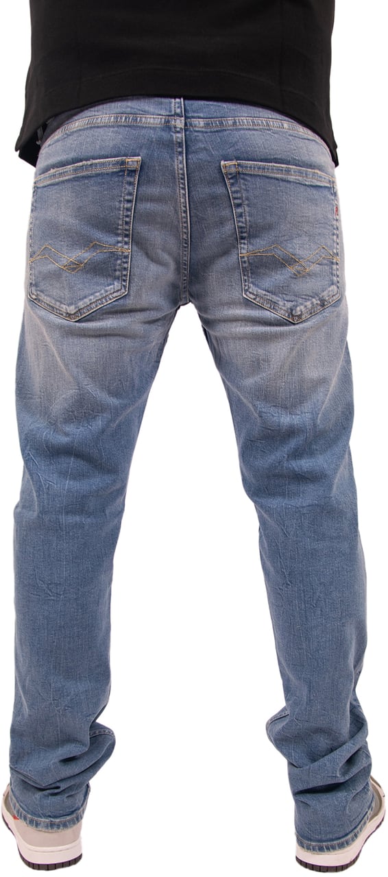 Replay Grover Straight Fit Blauw