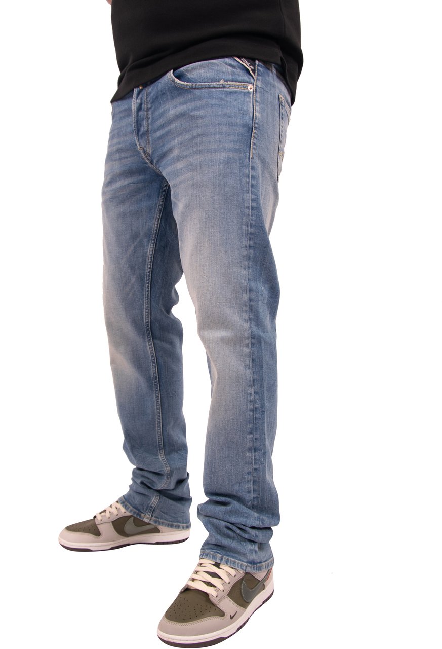 Replay Replay Grover Straight Fit Blauw