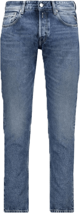 Replay Replay Grover Straight Fit Blauw