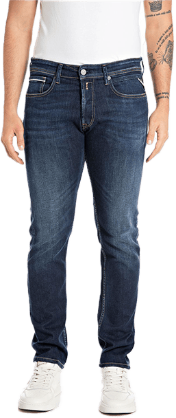 Replay Replay Power Stretch Grover Blauw