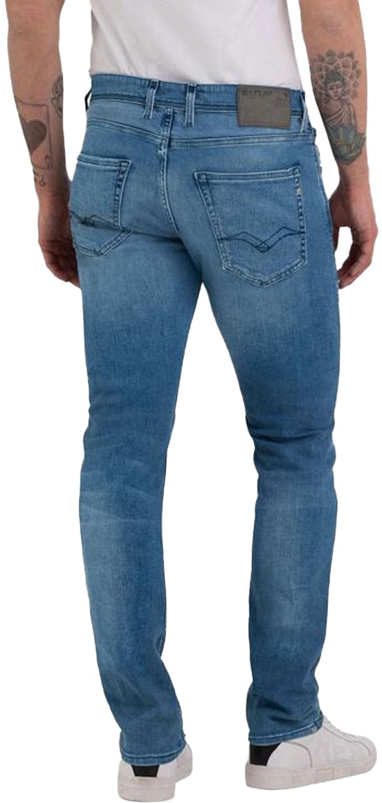 Replay Power Stretch Grover Blauw
