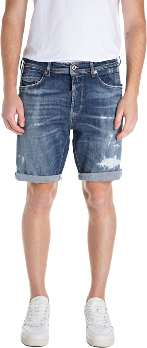 Replay RBJ.981 Short Blauw