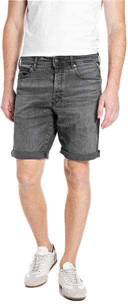 Replay Replay Stretch Short Zwart