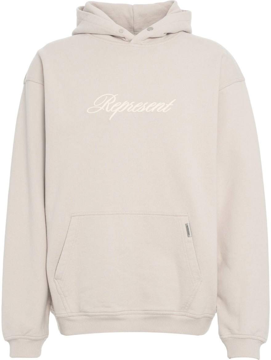 Represent Hoodie 'Script' Beige
