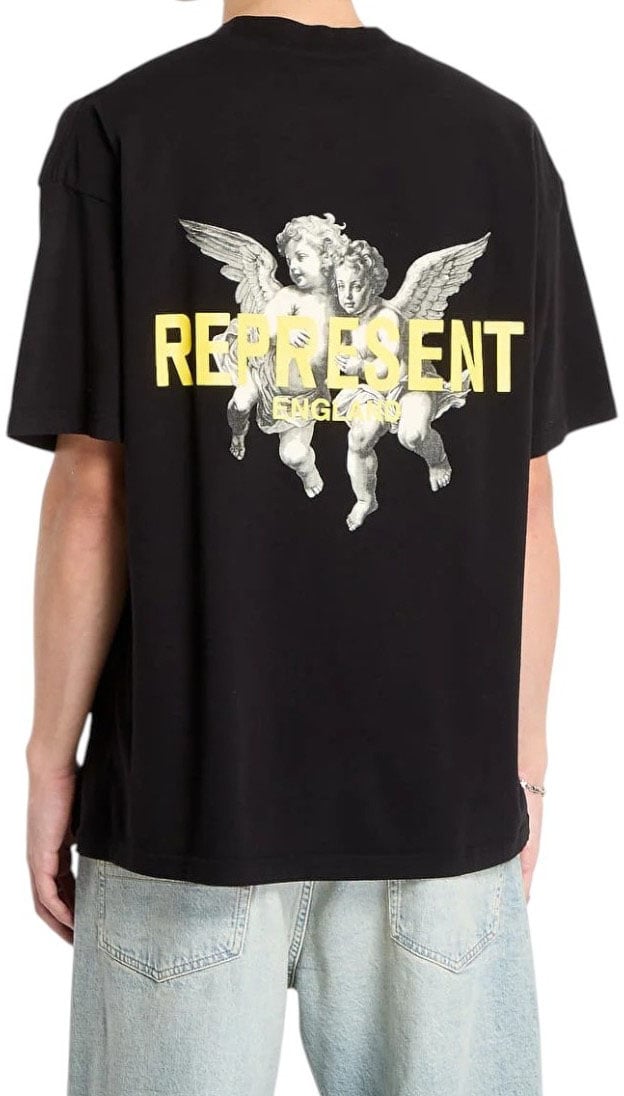 Represent Heren T-shirt Zwart