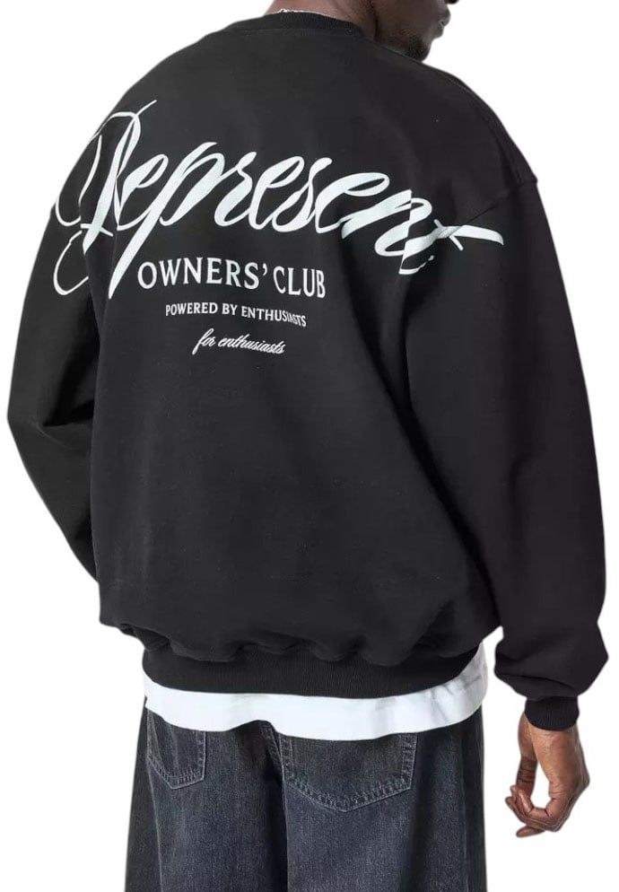 Represent Heren Trui Zwart