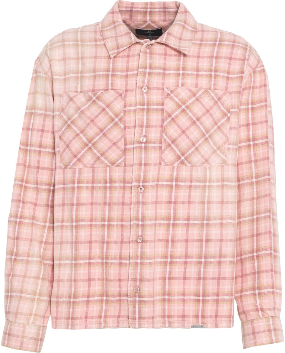Represent Check shirt Roze