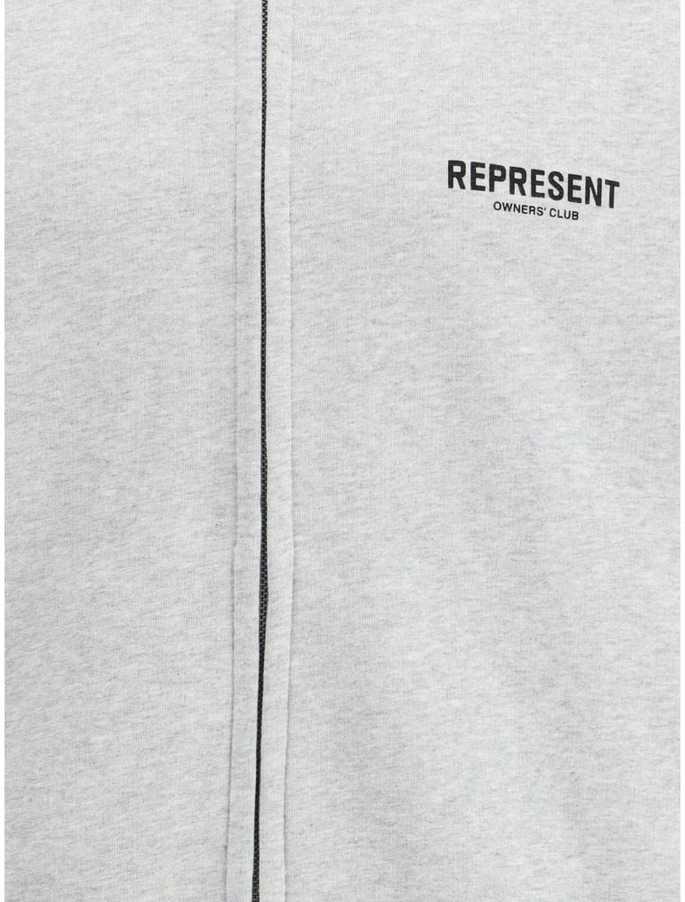Represent Represent Gray Cotton Sweatshirt Grijs