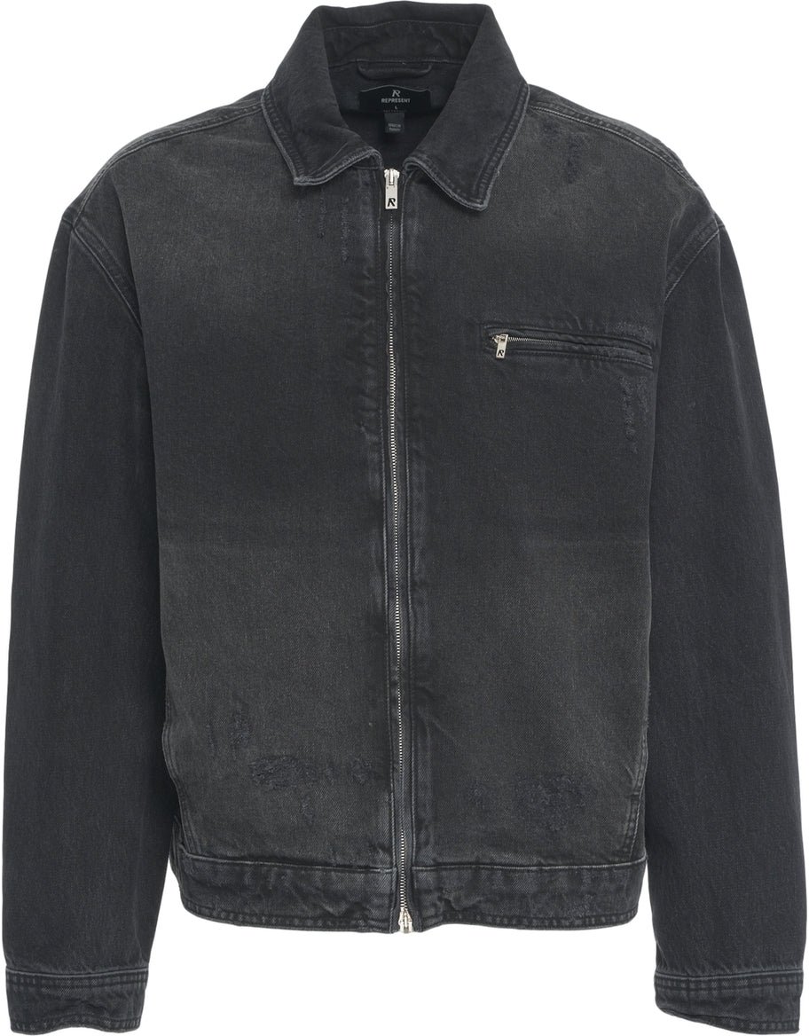 Represent Denim jacket Zwart