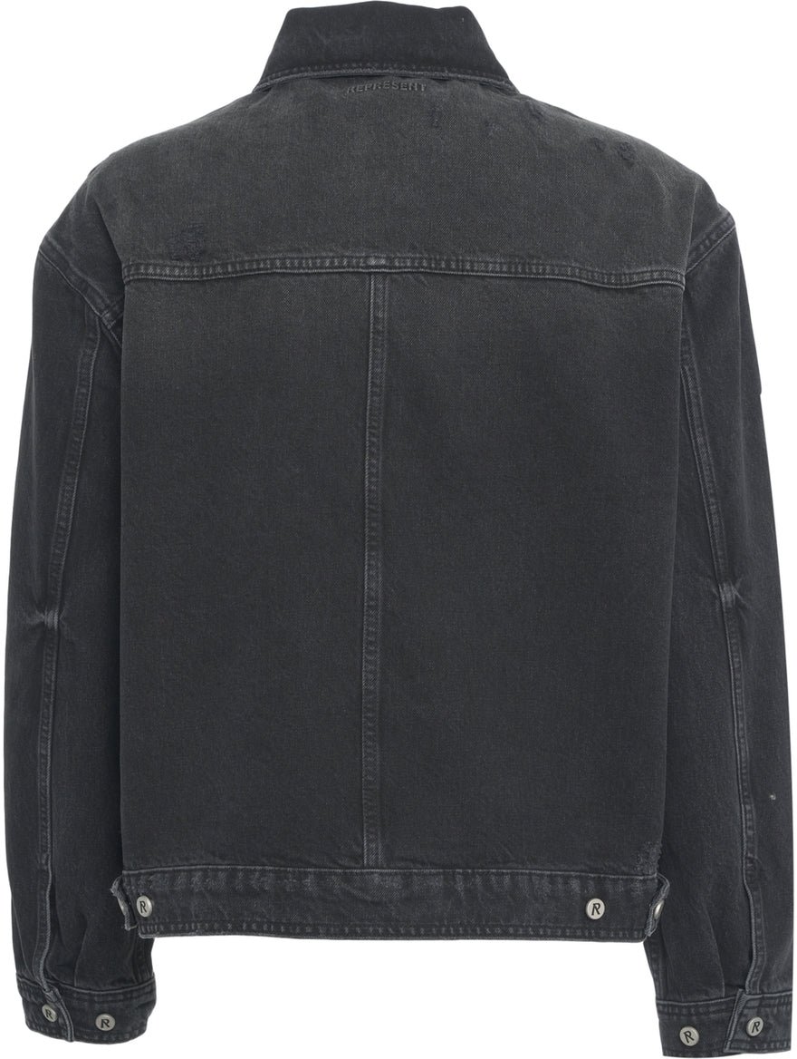 Represent Denim jacket Zwart