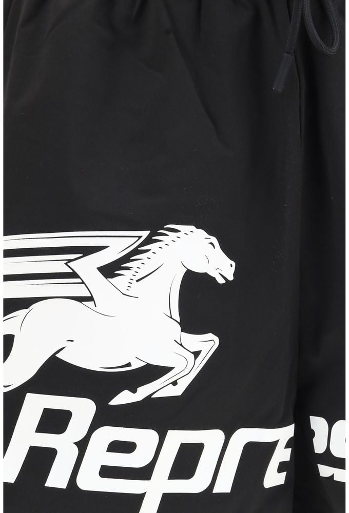 Represent Black Polyester Shorts Zwart