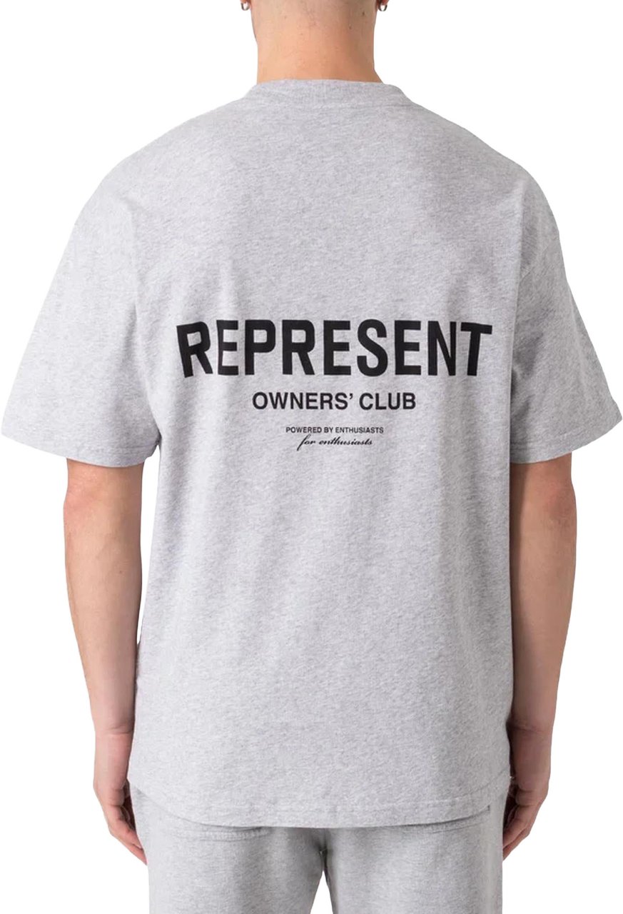 Represent Heren Owners Club T-Shirt Grijs Grijs