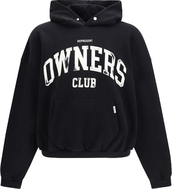 Represent Black Cotton Sweatshirt Zwart