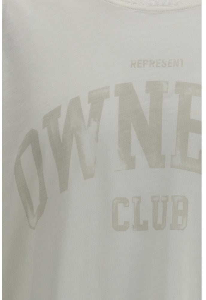 Represent White Cotton T-Shirt Bruin