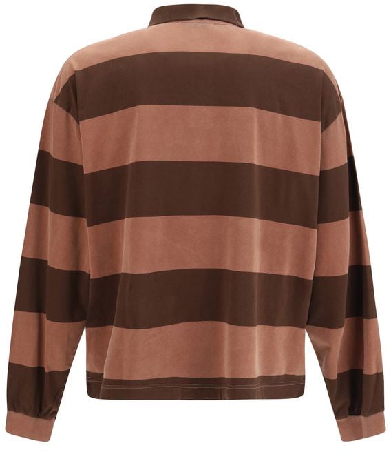 Represent Brown Cotton Polo Shirt Bruin