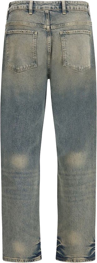 Represent Blue Cotton Straight-Leg Jeans Blauw