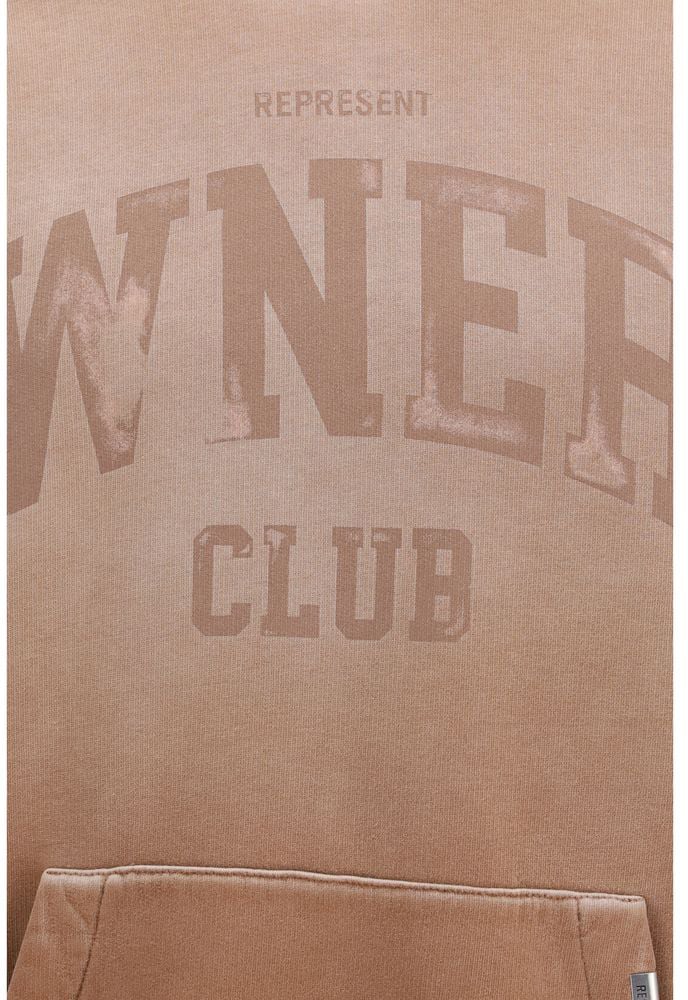 Represent Beige Cotton Sweatshirt Beige