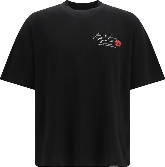 Represent Black Cotton T-Shirt Wit