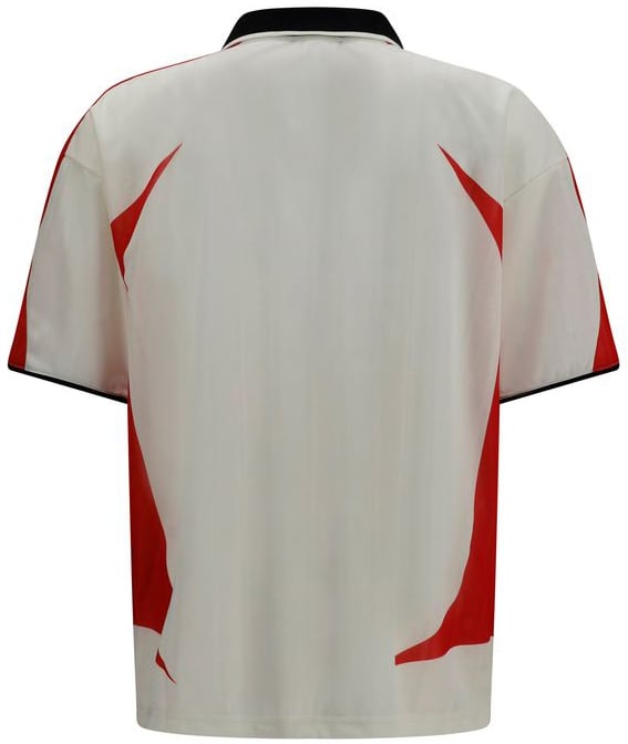 Represent White Polyester T-Shirt Zwart