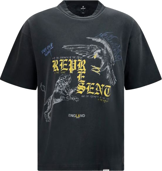 Represent Black Cotton T-Shirt Beige