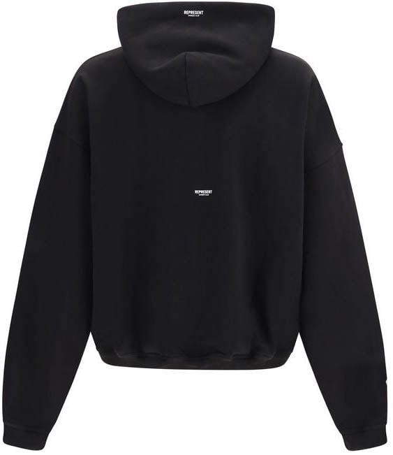 Represent Black Cotton Sweatshirt Zwart