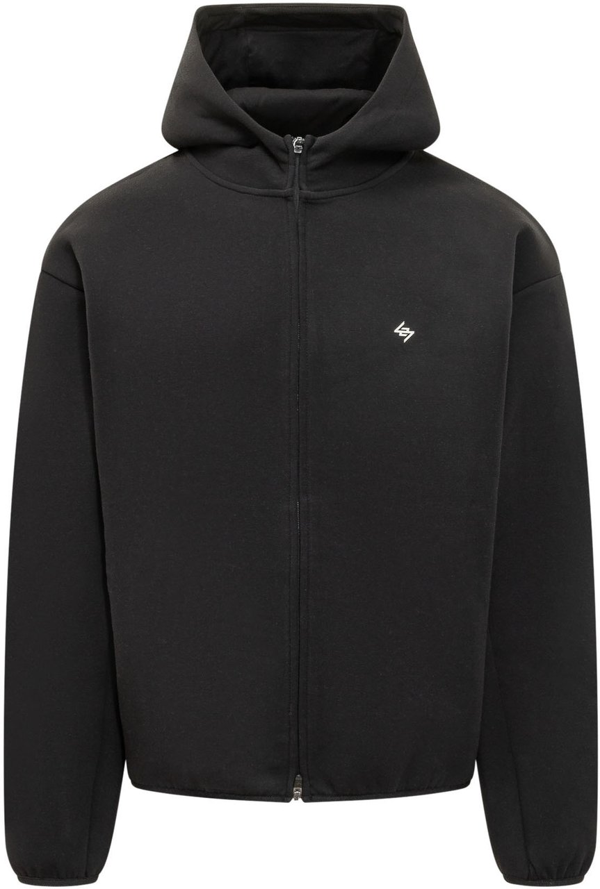 Represent Felpa con Cappuccio e Zip Zwart