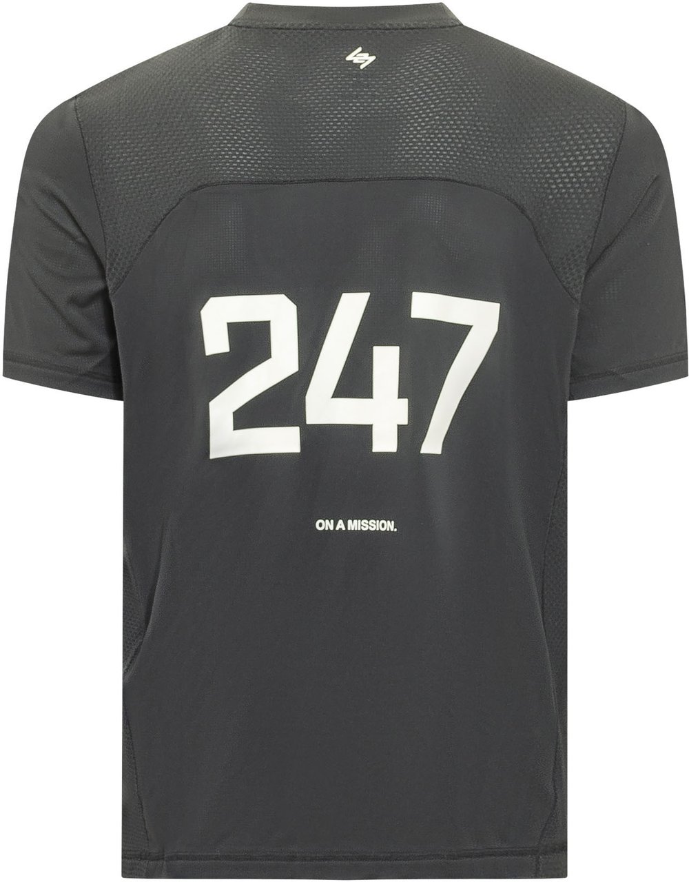 Represent T-shirt con Logo Centrale Donkergrijs