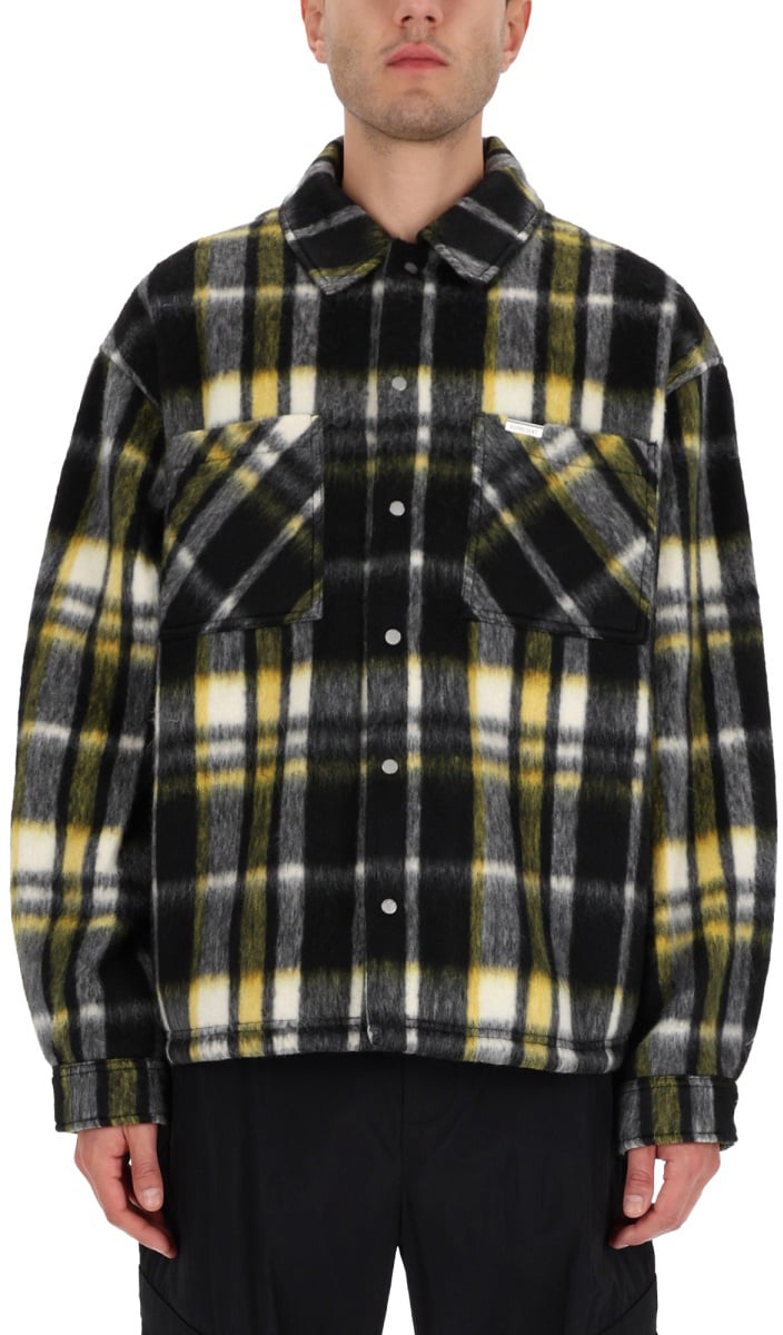 Represent "TEXTURED" OVERSHIRT Zwart