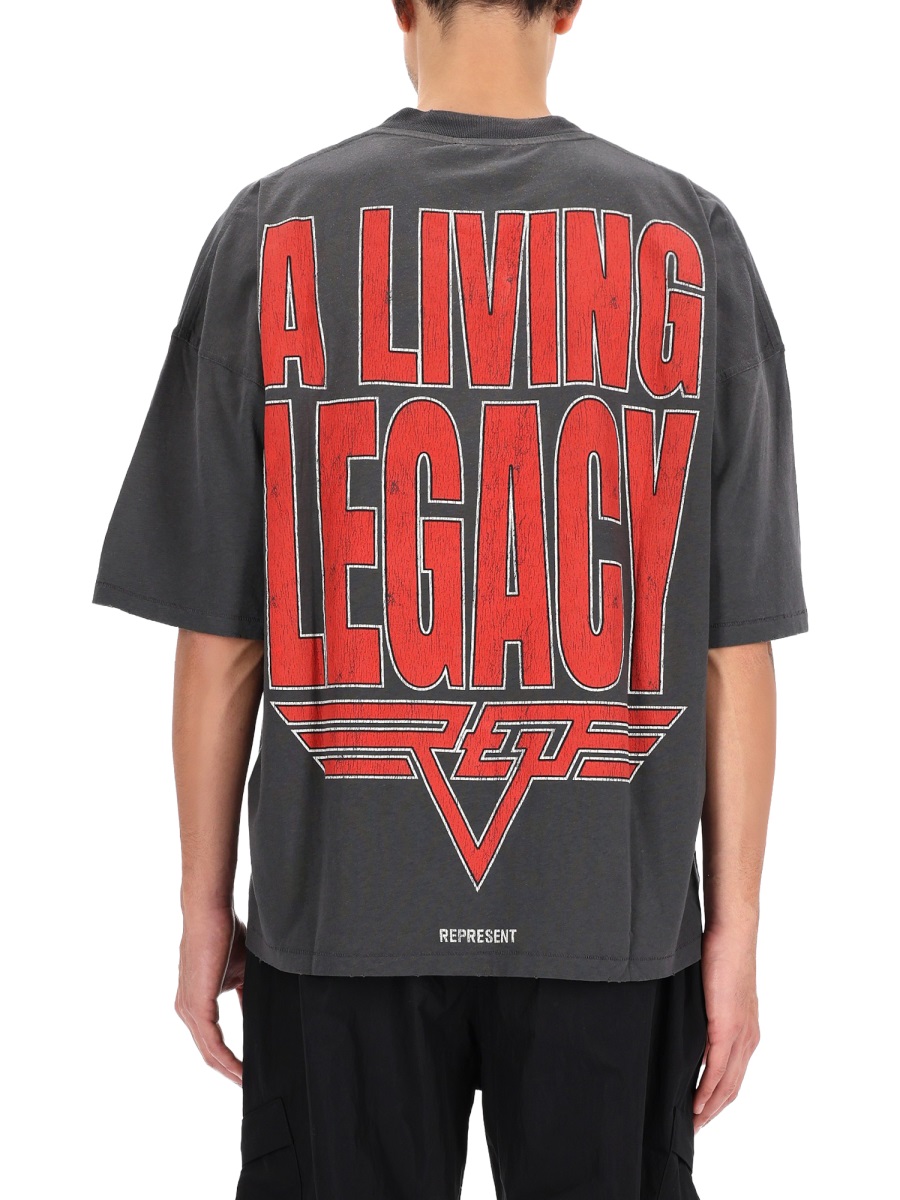 Represent "LIVING LEGACY" T-SHIRT Grijs