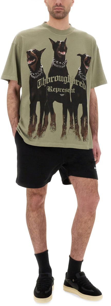 Represent "THOROUGHBRED" T-SHIRT Bruin