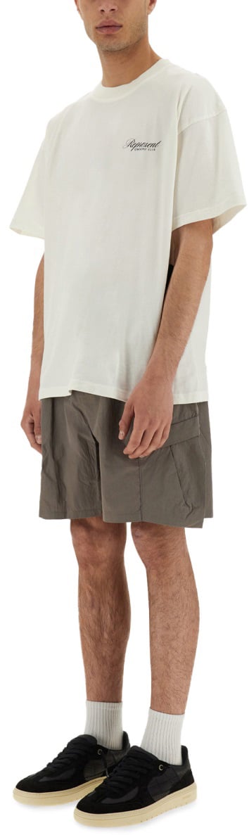 Represent "REPRESENT OWNERS CLUB SCRIPT" T-SHIRT Wit