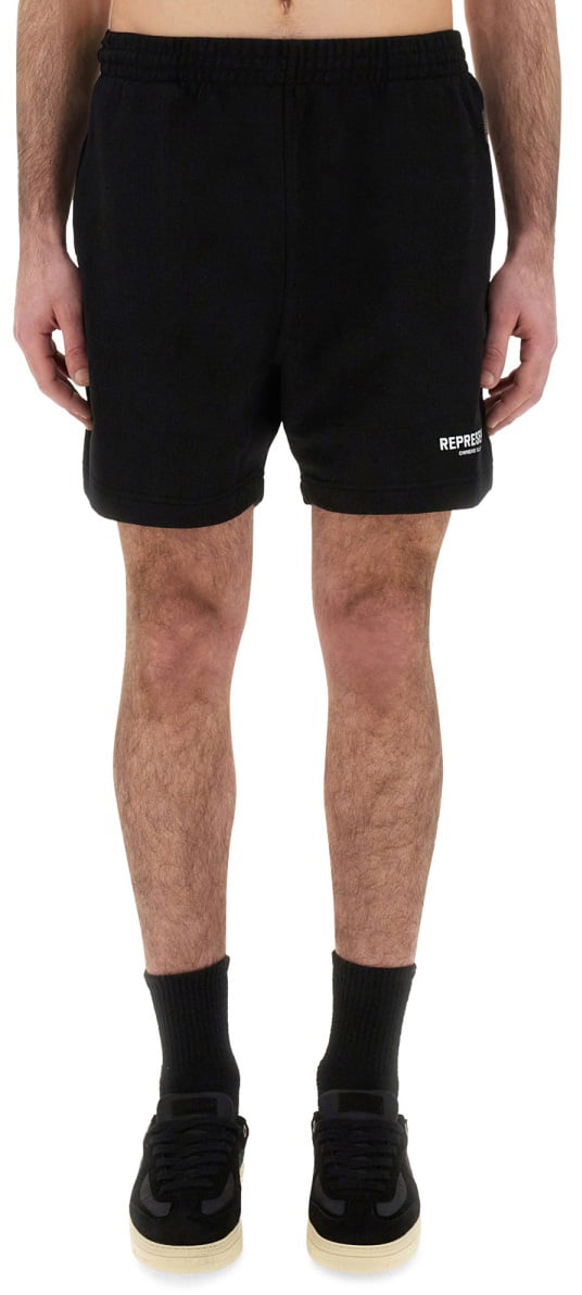 Represent COTTON SHORTS Zwart