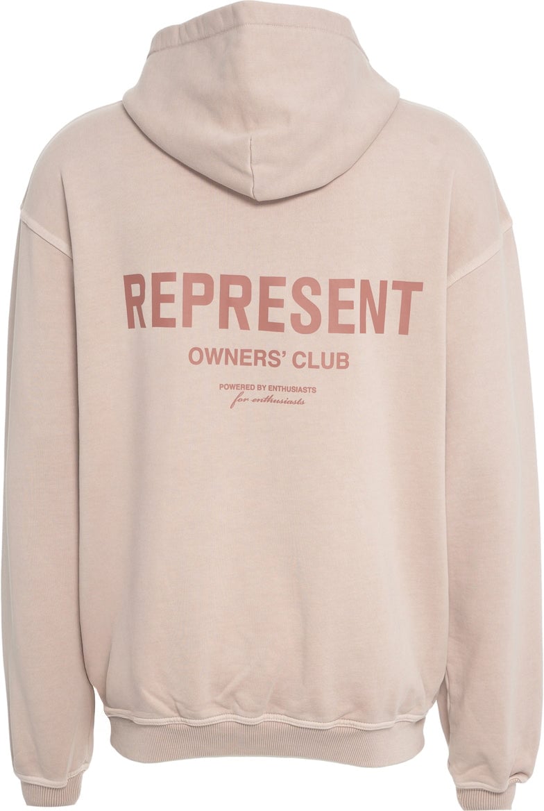 Represent Hoodie with logo Beige