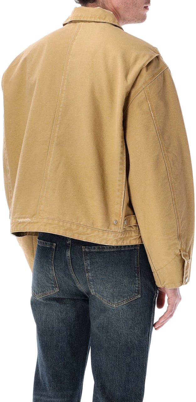 Represent Worker Jacket Washed Tan Beige