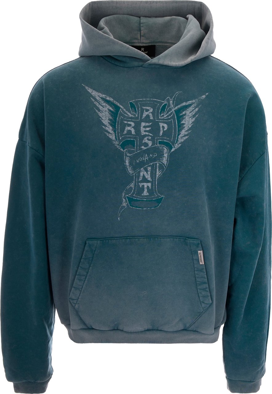 Represent Sweaters Smoked Teal Groen