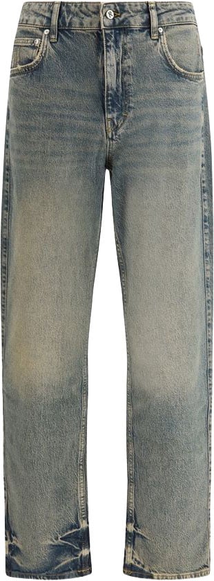 Represent Blue Cotton Straight-Leg Jeans Blauw
