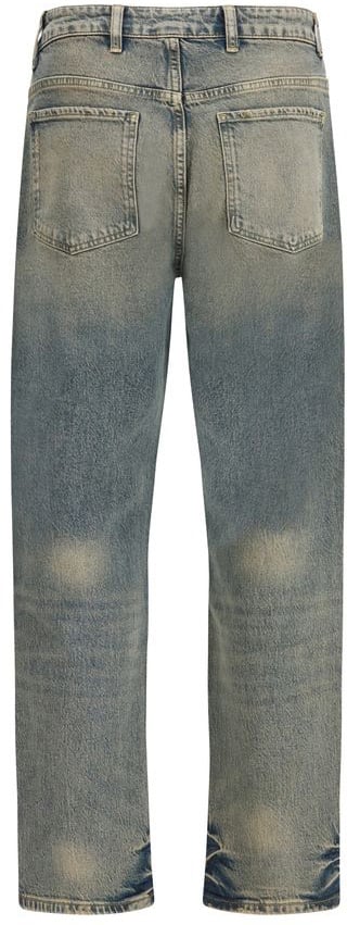Represent Blue Cotton Straight-Leg Jeans Blauw