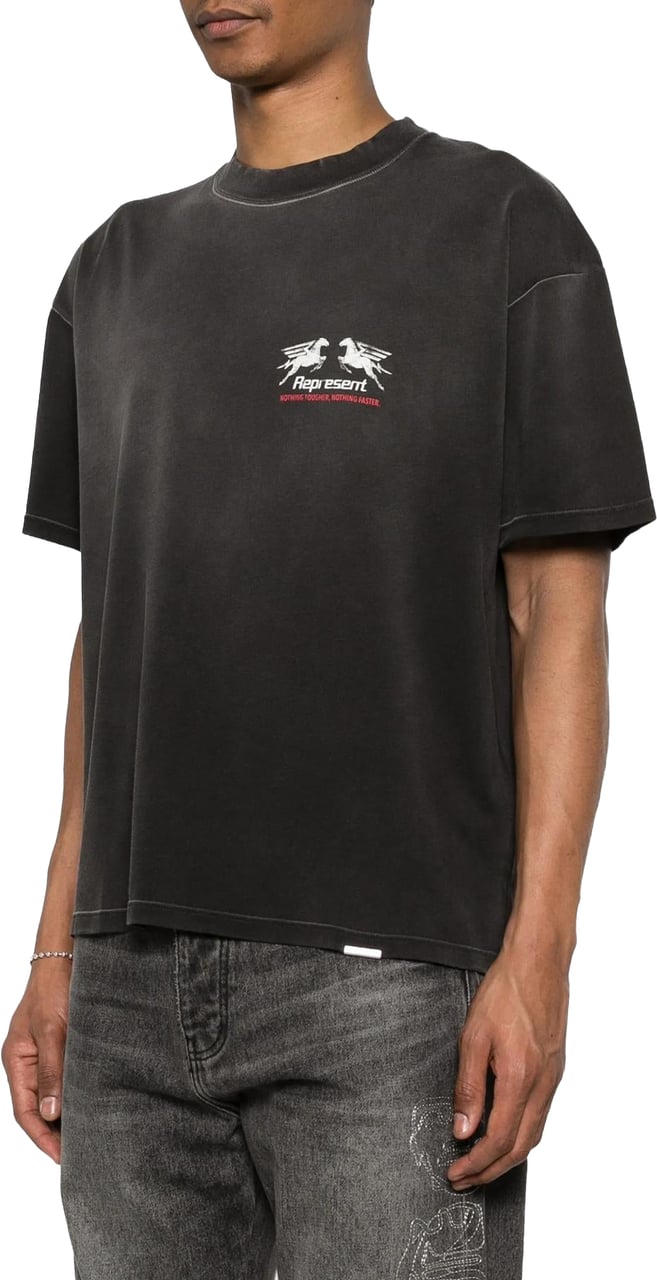 Represent Heren 24 Hour Service T-Shirt Zwart