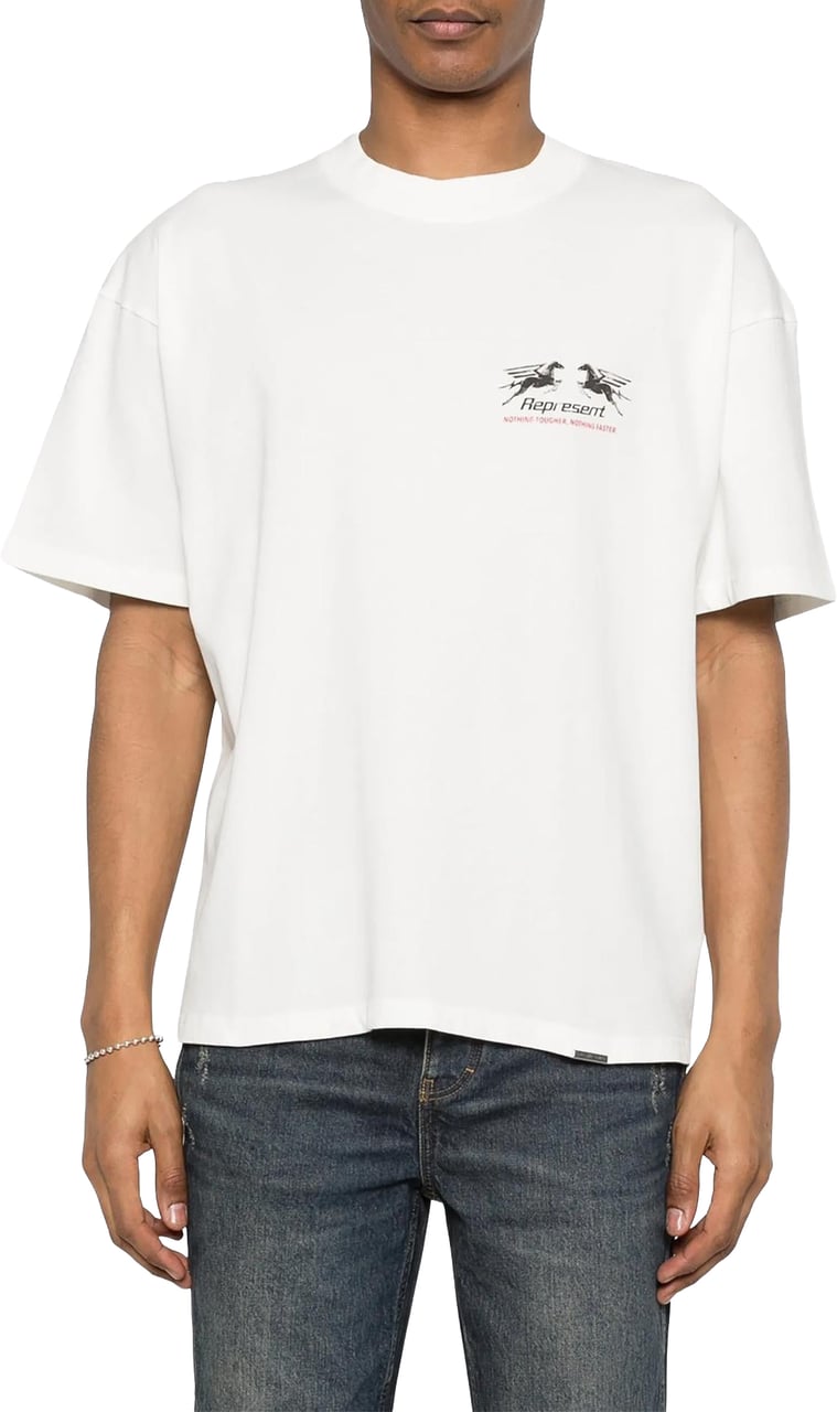 Represent Heren 24 Hour Service T-Shirt Wit