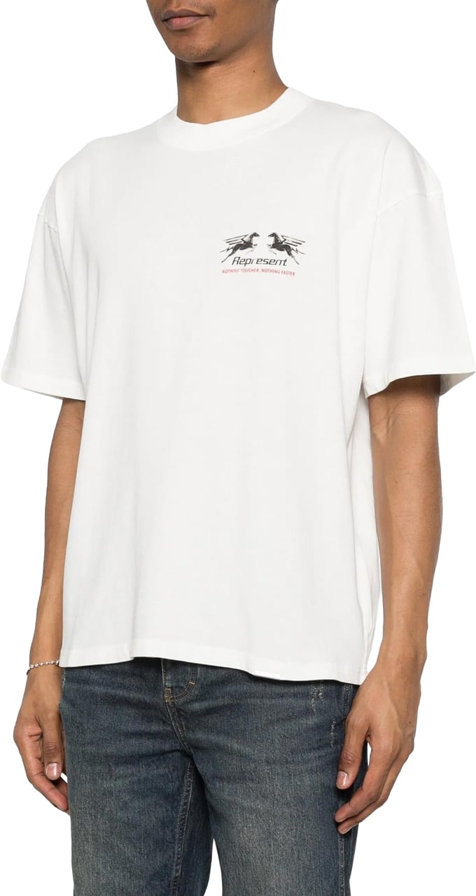 Represent Heren 24 Hour Service T-Shirt Wit
