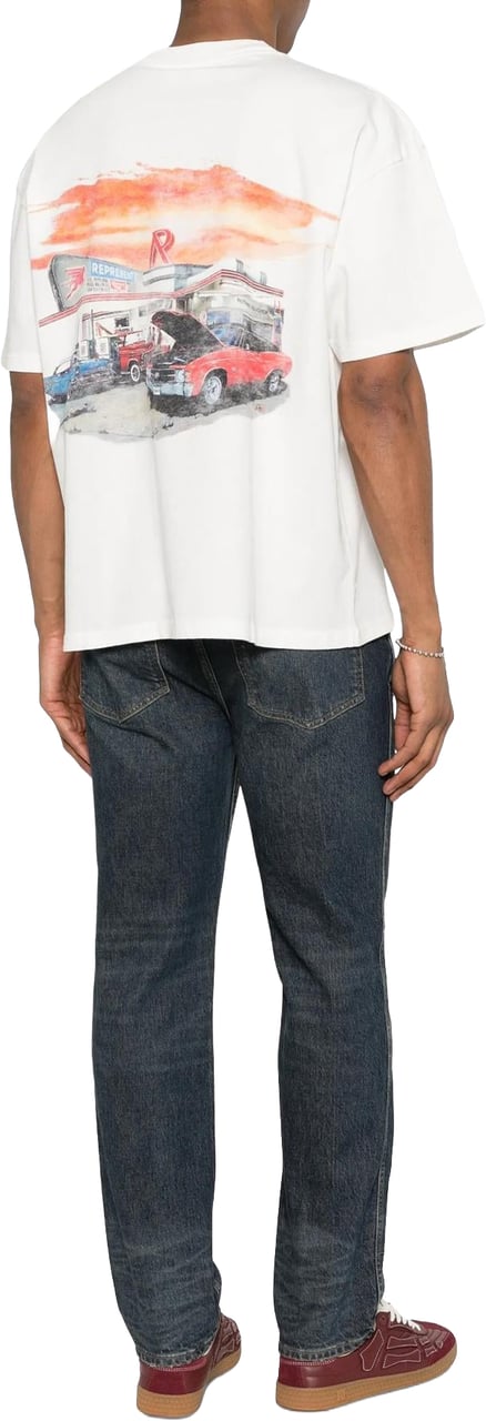 Represent Heren 24 Hour Service T-Shirt Wit
