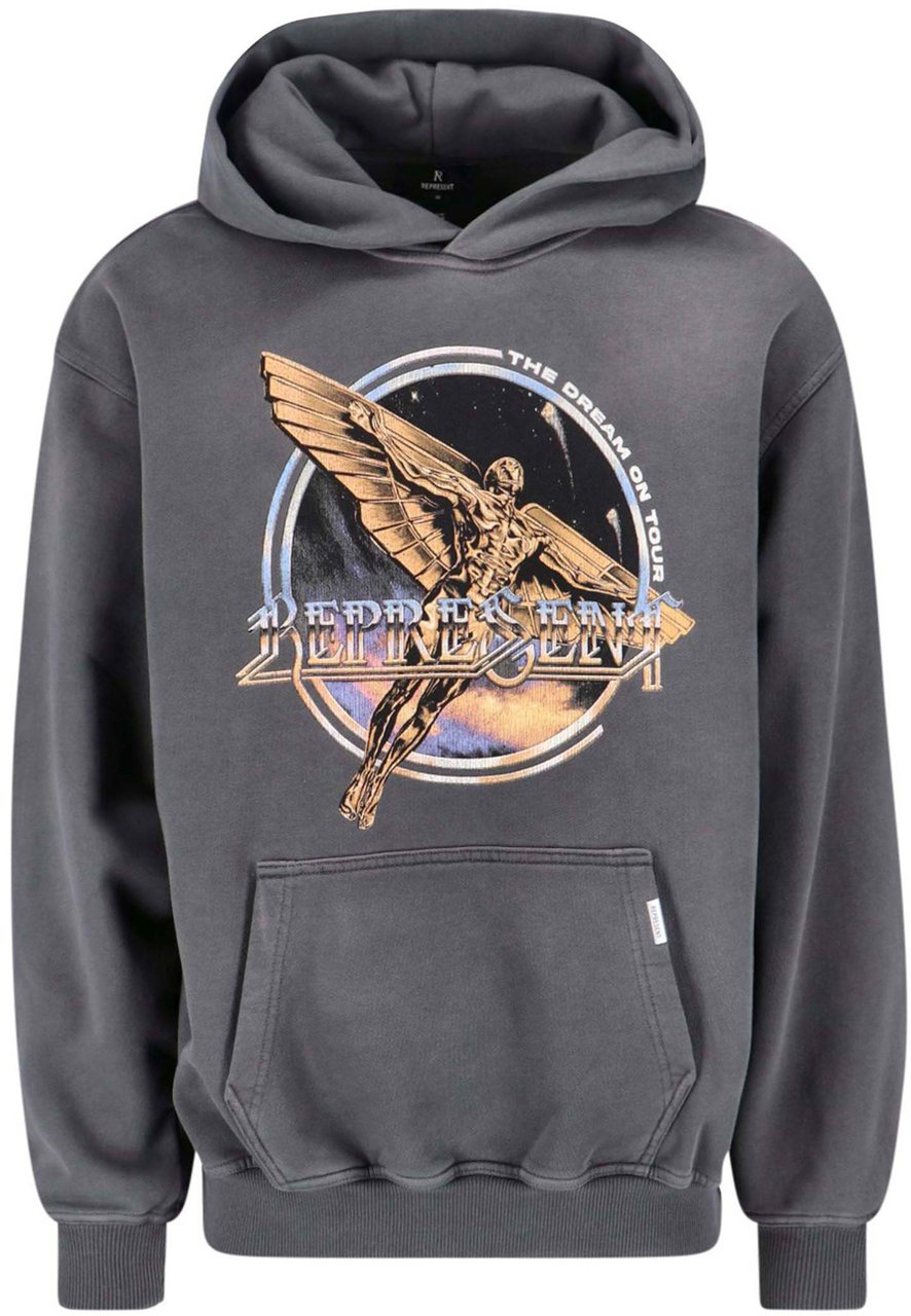 Represent Sweaters Sun Fade Grey Donkergrijs