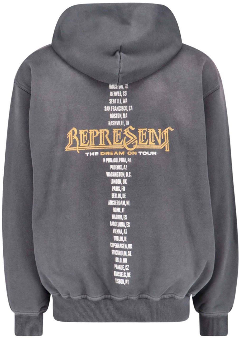 Represent Sweaters Sun Fade Grey Donkergrijs