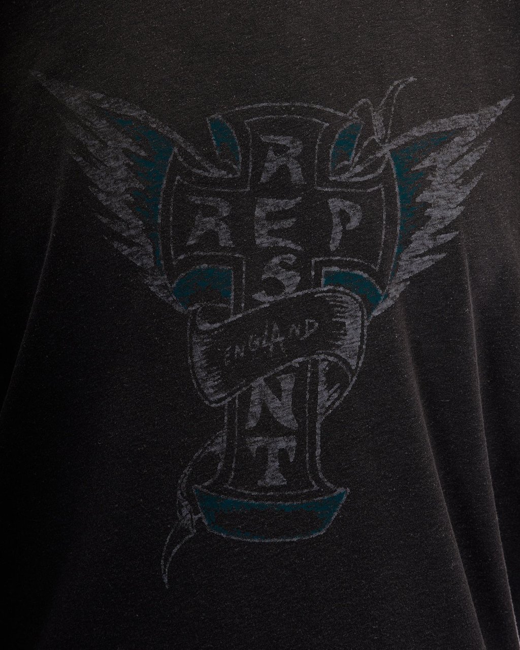 Represent T-Shirts And Polos Stained Black Zwart