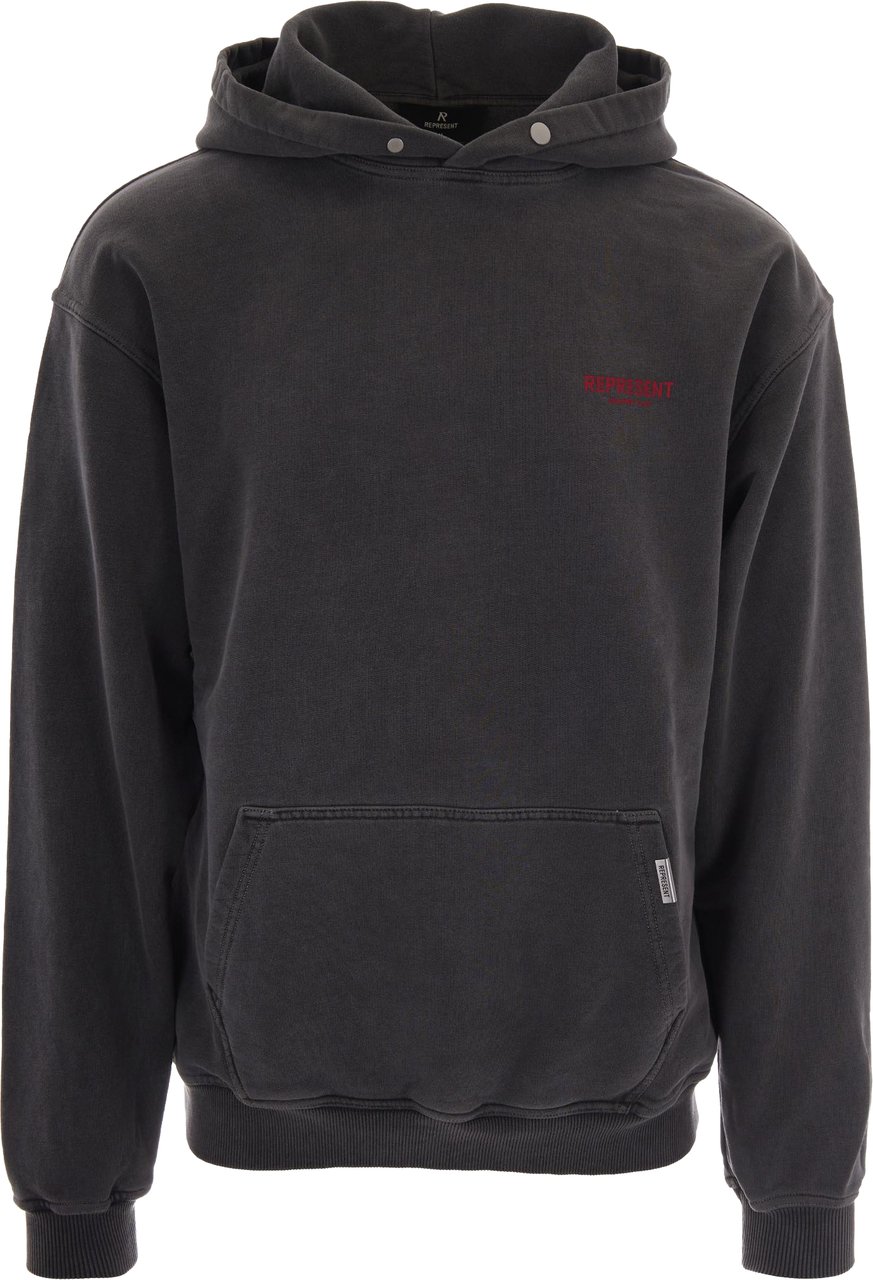 Represent Sweaters Washed Black Donkergrijs
