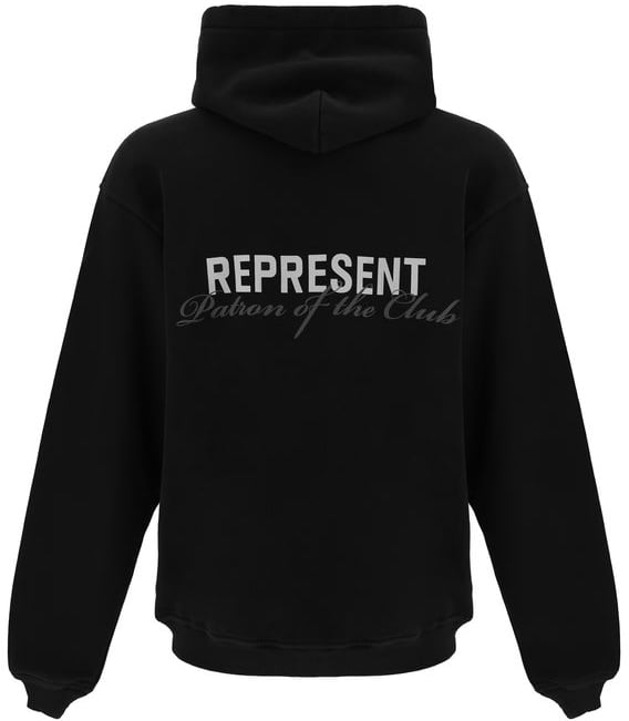 Represent Black Cotton Sweatshirt Zwart