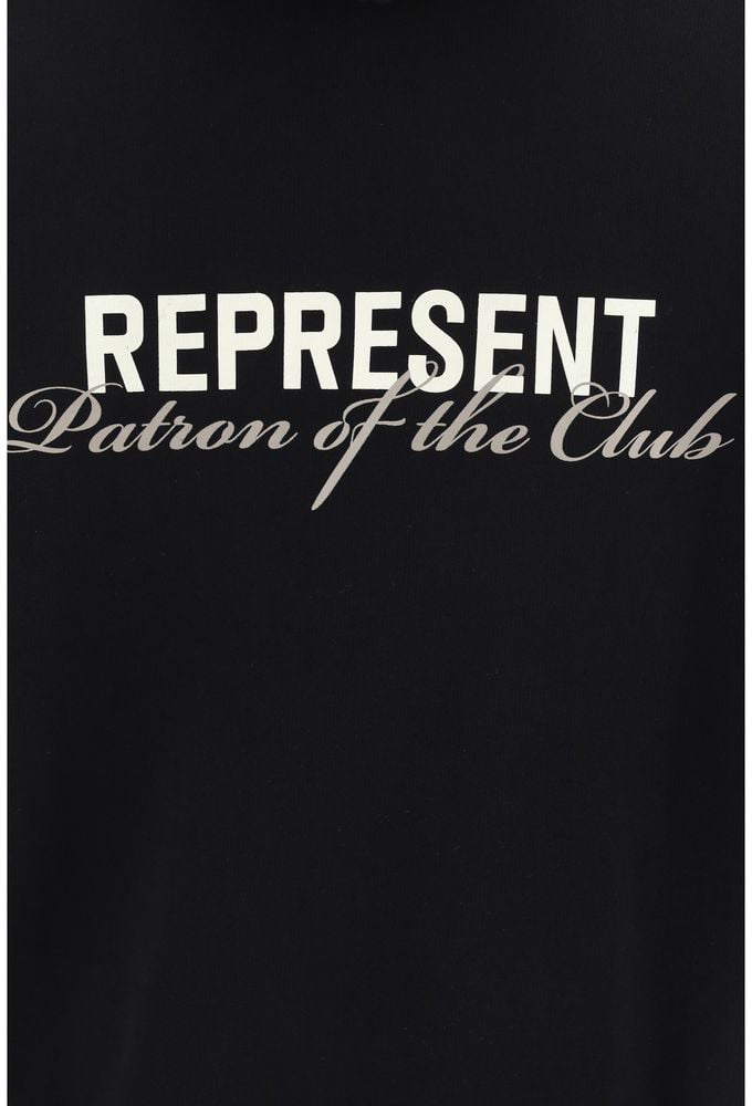 Represent Black Cotton Sweatshirt Zwart