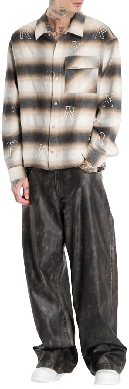 Represent ALL OVER INITIAL FLANNEL LIGHT BEIGE Beige